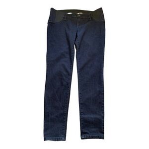 ISABEL MATERNITY DARK DENIM JEGGINGS SIZE 8/29R EUC/NC #6510